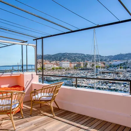 Ref 1923 - Vieux-port 5-star Penthouse For Rent Sea View Cannes